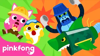 Baby Shark vs Plastic Animals | Climate Change | Save the Environment | Pinkfong Songs for Kids