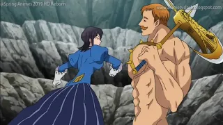 Merlin defeat Escanor with one punch , Merlin is the strongest | The Seven Deadly Sins Funny Moments