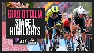 Van der Poel and Ewan in thrilling finish | Giro d'Italia 2022 Stage 1 Highlights