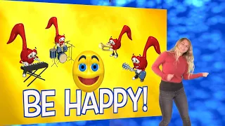 Be happy Lyric video with actions - Doug Horley/Duggie Dug Dug Official Video