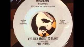 Paul Peters - I've Only Myself To Blame (Masemo)
