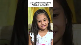 7-anyos na bata, nagsisilbing mata ng bulag niyang kakambal | Kapuso Mo, Jessica Soho