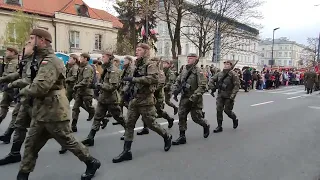 Parada wojska polskiego w święto odzyskania niepodległości 11.11.22