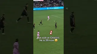 Chiellini reaction to Messi pass #shorts #mls