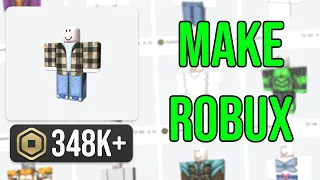 How to Make Robux on Clothing on Roblox 0 SKILL