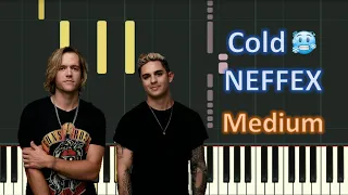 NEFFEX - Cold | Piano tutorial | Cover by Moussetime