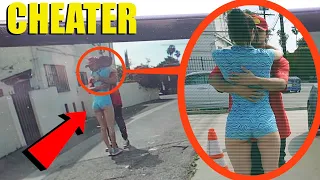 Boyfriend CAUGHT cheating on Tesla Dashcam (caught him cheating with another girl)