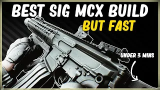 BEST SIG MCX BUILD BUT FAST LOW RECOIL HIGH ERGO GUN BUILD EFT ESCAPE FROM TARKOV UNDER 2 MINS