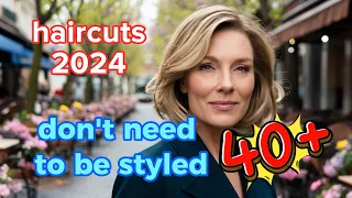 6 beautiful 2024 haircuts for women 40+ who don't need complicated styles