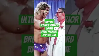 Why the Ultimate Warrior injured Bruce Prichard Brother Love reaction 😯 dark side of the ring