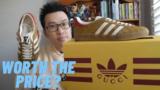 How does the Adidas x Gucci Gazelle fit? Unboxing and review