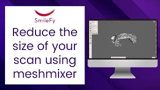 Reduce the size of your scan using meshmixer
