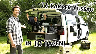 Kompletter VW T6 CAMPER AUSBAU in 10 Tagen! | XXL DIY Heckauszug