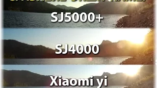Сравнение Sj4000 vs Sj5000 plus vs Xiaomi yi | Обзор Китайских Экшн камер