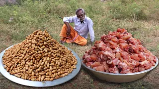 Peanut CHICKEN !!! Prepared by My Daddy Arumugam / Village food factory