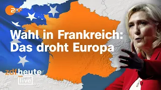 Gewinnt die Rechtspopulistin Le Pen? | ZDFheute live