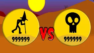 999999 MAGIKILL LEGEND ICONS VS 999999 GIANT MASSIVE ICONS | STICK WAR LEGACY | STICK MASTER