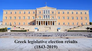 Greek legislative election results (1843 2019)