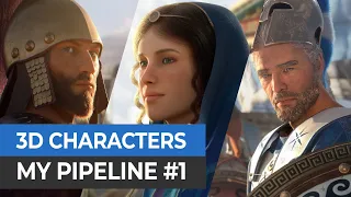 My Character Creation Pipeline 1/5 - Character Creator