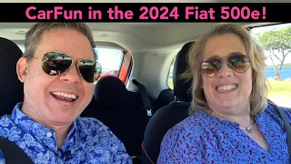 CarFun with Michael & Nicole - 2024 Fiat 500e Driving Review