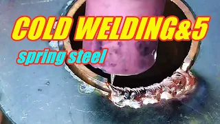 Amazing Welding Technique! How to Weld Spring Steel