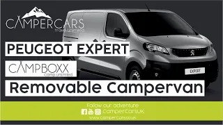 Camping in Peugeot Expert with CampBoxx 120