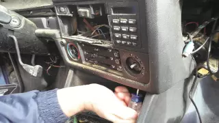 BMW E30 OBC and Heater Control Panel Removal