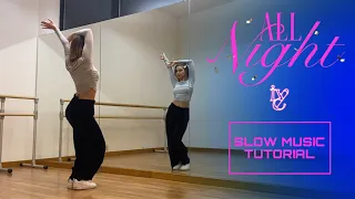 IVE (아이브) - ALL NIGHT (feat. Saweetie) Dance Tutorial | SLOW MUSIC & MIRRORED