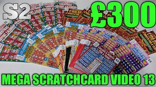 SCRATCHCARD MEGA VIDEO 13 S2 £300