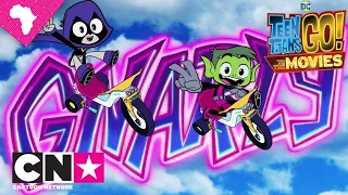 Teen Titans Go! to the Movies | Sneak Peek: Time-cycles Sick Tricks | Cartoon Network Africa