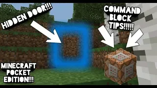Minecraft:How to build hidden door|Command block Tips
