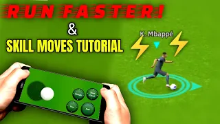 How to RUN & DRIBBLE FASTER | eFootball 2024 Mobile Skills Tutorial