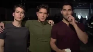 Teen Wolf Behind the Scene Season 3 - [Funny] Dylan-2x Tyler