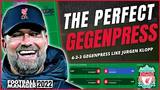HOW TO CREATE A GEGENPRESS FM22 TACTIC LIKE KLOPP | UNBEATEN! | FM22 TACTICS | FOOTBALL MANAGER 2022