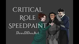 Vax and the Briarwoods | Critical Role Speedpaint