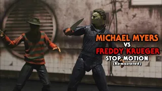 Freddy Krueger vs Michael Myers Stop Motion (Remake)