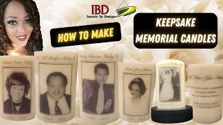 How To Make A Keepsake Photo Memorial Candle