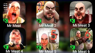 Mr Meat 1, 2, 3, 4, 5 & 6 Gameplay || Mr Meat 3 Trailer || Mr Meat 4 || HorrorGameply || gameplay