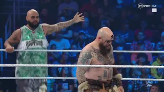 The Viking Raiders W/ Valhalla vs HitRow - WWE Smackdown 11/25/22 (Full Match)
