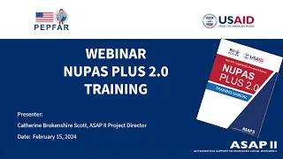 NUPAS Plus 2.0 Training Webinar