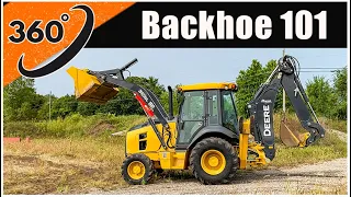 How to Operate a Backhoe (360°) | Tractor Loader Backhoe Operator Training