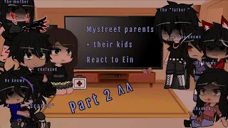 | Mystreet parents +their children react to Ein | Angst ? | Read Desc ♡|