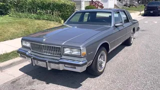 1 owner 1987 caprice brougham ls with 13k original miles for sale