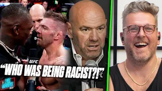 Dana White Has HILARIOUS Response To Israel Adesany's "Racist" Post Fight Encounter | Pat McAfee