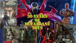 Celebrating  30 Years of Mcfarlane Toys!! Showing off some of my Mcfarlane Toys collection