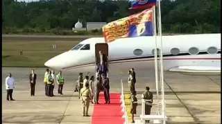 Prince Harry Arrival to Belize at PGIA