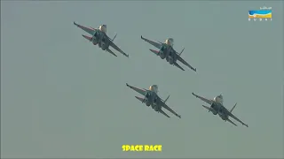 Russian Knights Aerobatics Display At Dubai Airshow 2017