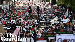Thousands march in London pro-Palestine demonstration
