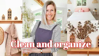 CLEAN AND ORGANIZE WITH ME cleaning inspiration with all natural home made cleaners