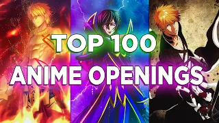 My Top 100 Anime Openings of All Time (Updated Summer 2023)